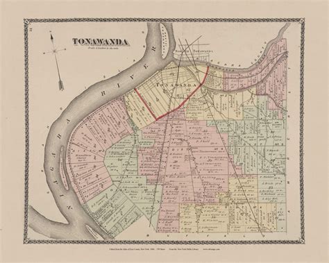 town of tonawanda map